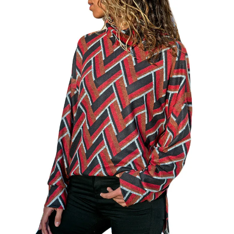 Blouse Women Long Sleeve Print Blouses Shirt Casual Turtleneck Knitted Tops Pullover Jumper Blusas Mujer de Moda 2019 Plus Size
Blouse Women Long Sleeve Print Blouses Shirt Casual Turtleneck Knitted Tops Pullover Jumper Blusas Mujer de Moda 2019 Plus Size