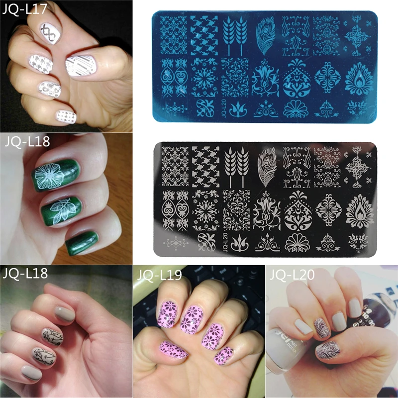 12x6cm Stainless Steel Lace Animal/Coconut Tree Image Nail Art DIY Image Printer Manicure Stencils Nail Stamping Templates
12x6cm Stainless Steel Lace Animal/Coconut Tree Image Nail Art DIY Image Printer Manicure Stencils Nail Stamping Templates
