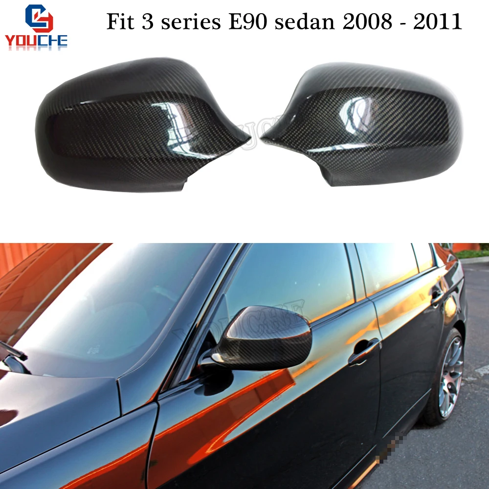 E90 LCI Крышка для зеркала из углеродного волокна BMW E91 3 серии седан вагон 2008-2011 316i 320i