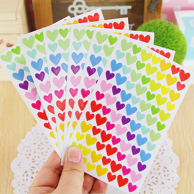 6pcs/set Colorful Rainbow Love Pentagram Korea Stickers DIY Stickers Diary Stickers
6pcs/set Colorful Rainbow Love Pentagram Korea Stickers DIY Stickers Diary Stickers