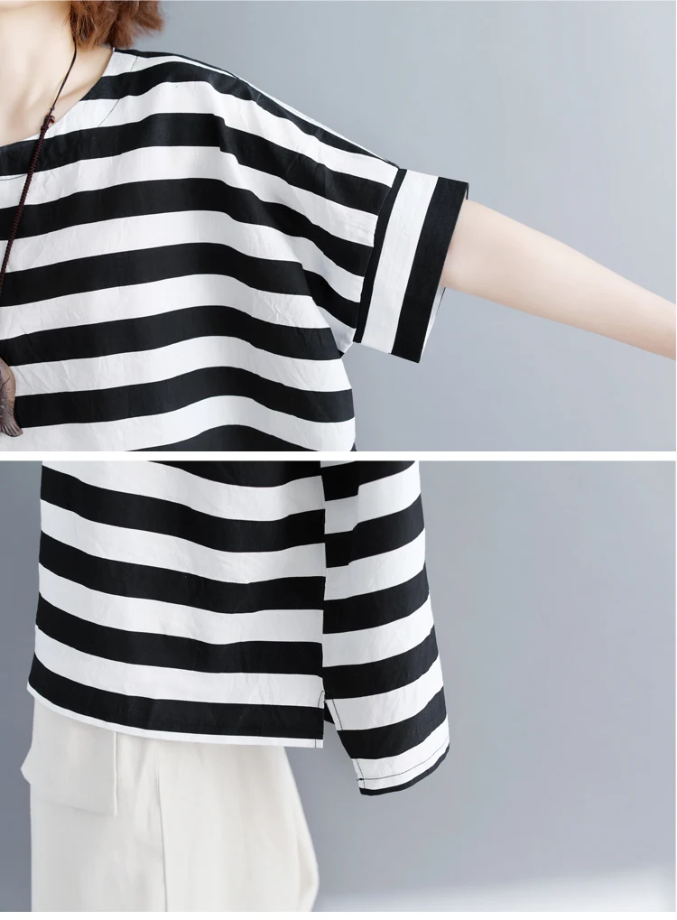 Casual Pullover Clothes For Women O-neck Striped Roupas Feminina Fashion Loose Blusas Mujer De Moda 2019
Casual Pullover Clothes For Women O-neck Striped Roupas Feminina Fashion Loose Blusas Mujer De Moda 2019