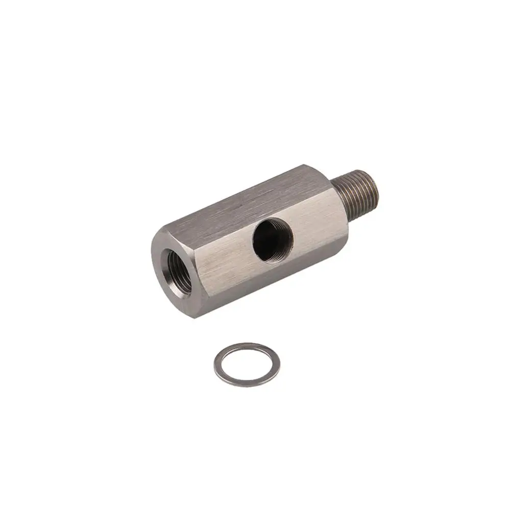 Автомобильная 1/8 "NPT нефть Давление Сенсор Тройник чтобы M10X1.0 ДНЯО адаптер Turbo
