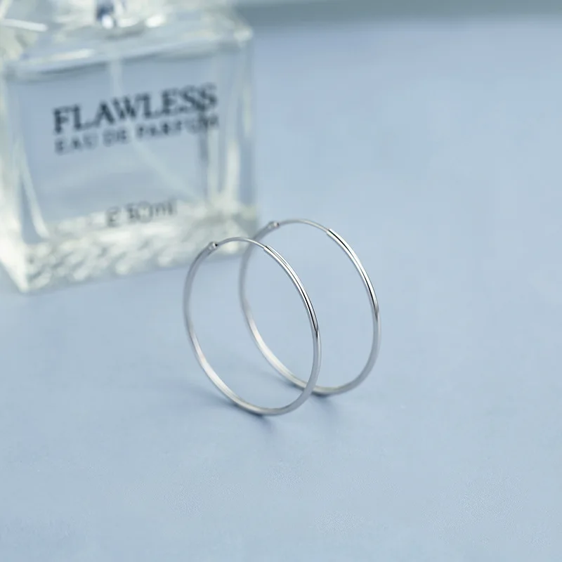 Pure Silver Hoop Earrings 925 sterling silver earrings For Women Lady Sterling-silver-jewelry for Wedding Party Jewelry AJ
Pure Silver Hoop Earrings 925 sterling silver earrings For Women Lady Sterling-silver-jewelry for Wedding Party Jewelry AJ