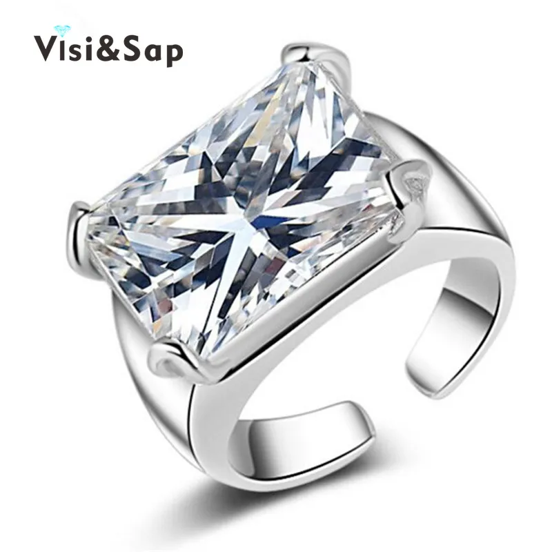 Eleple Large Geometric Stone 2 Gold Color Open Rings For Men women ring 10ct AAA Cubic Zirconia Wedding fashion Jewelry VSR205
Eleple Large Geometric Stone 2 Gold Color Open Rings For Men women ring 10ct AAA Cubic Zirconia Wedding fashion Jewelry VSR205
