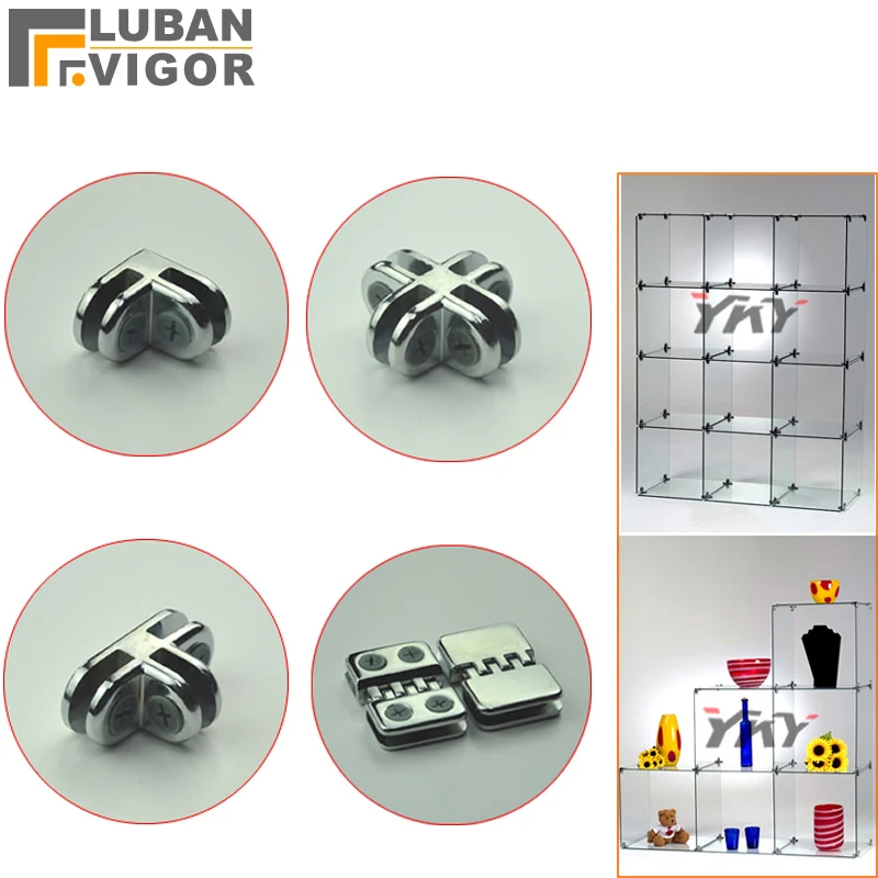 Glass/Acrylic Showcase clamp/clips/connector,Assembly parts,for 5mm glass/Acrylic,without drilling,easy to install,Hardware
Glass/Acrylic Showcase clamp/clips/connector,Assembly parts,for 5mm glass/Acrylic,without drilling,easy to install,Hardware