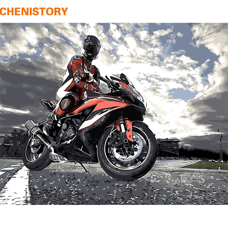 CHENISTORY DIY Painting By Numbers Modern Wall Art Motorcycle Picture By Numbers Hand Painted Acrylic Wall Painting For Home Art
CHENISTORY DIY Painting By Numbers Modern Wall Art Motorcycle Picture By Numbers Hand Painted Acrylic Wall Painting For Home Art