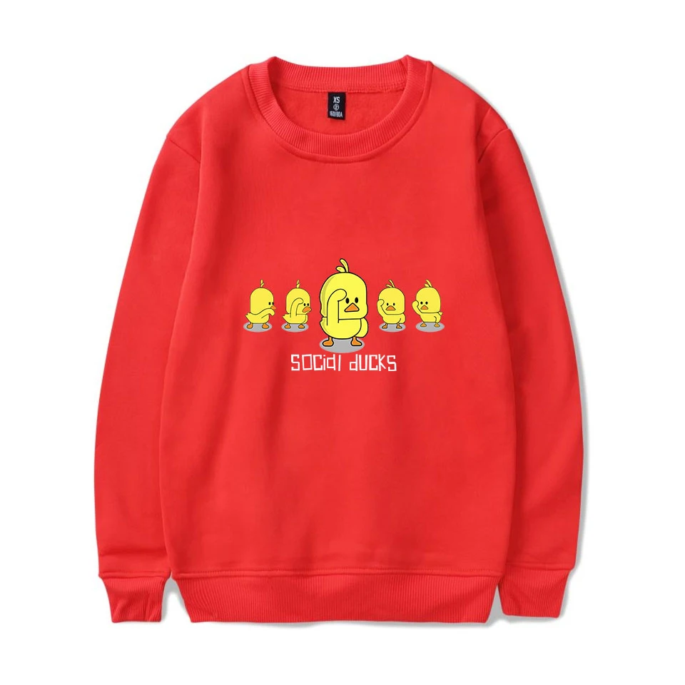 Social Ducks Round Collar Sweatshirts Kpop Casual Fashion Cute and Lovely Kpop College Style Women/men Sweatshirt
Social Ducks Round Collar Sweatshirts Kpop Casual Fashion Cute and Lovely Kpop College Style Women/men Sweatshirt