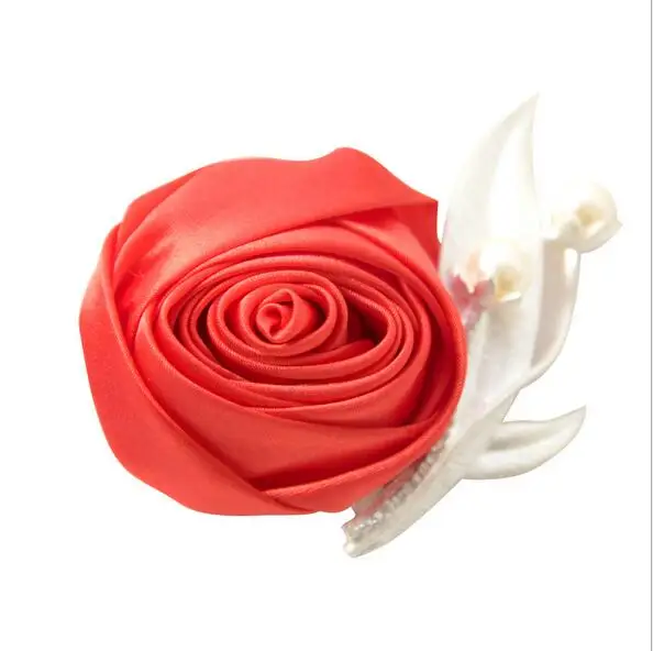 5Pcs new European and American style wedding bride and groom wedding party handmade ribbons roses brooches
5Pcs new European and American style wedding bride and groom wedding party handmade ribbons roses brooches