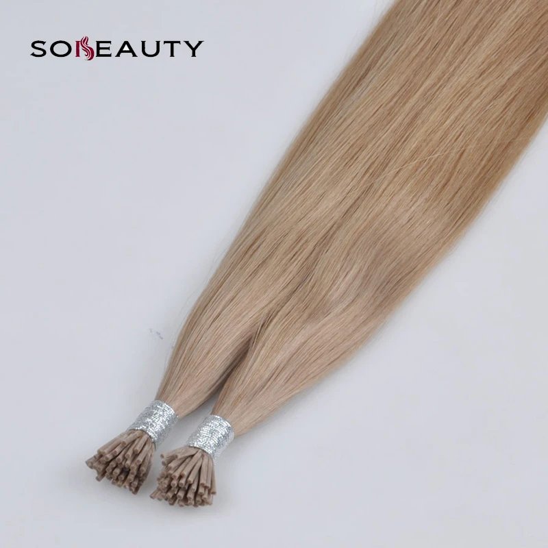 Sobeauty накладные прямые бразильские человеческие волосы Remy на капсулах 40 г/упак.