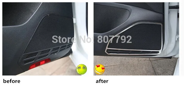 Для Volkswagen VW Golf 7 2014 Нержавеющая сталь отделкой двери автомобиля динамик отделкой двери автомобиля твитер декоративные наклейки
Для Volkswagen VW Golf 7 2014 Нержавеющая сталь отделкой двери автомобиля динамик отделкой двери автомобиля твитер декоративные наклейки