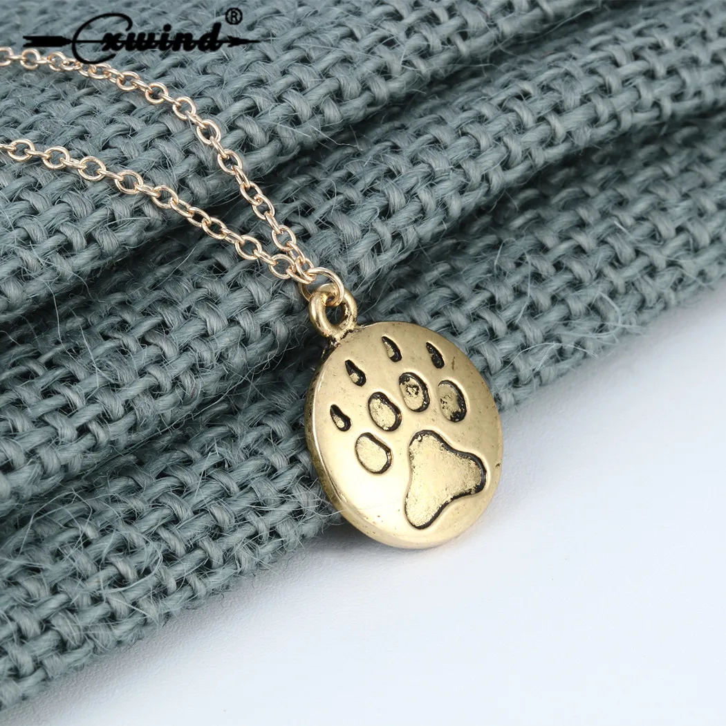 Cxwind New Cat Dog Paw Print Pet Animal Pendant Charms Necklace for Women Pendant Statement Necklace Jewelry Femme Bijoux
Cxwind New Cat Dog Paw Print Pet Animal Pendant Charms Necklace for Women Pendant Statement Necklace Jewelry Femme Bijoux