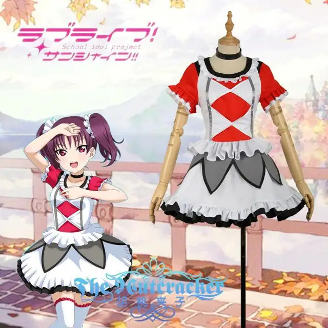 Аниме Love live!Sunshine! Униформа горничной Saint Snow Riya SJ, костюм для косплея, костюм на Хэллоуин, женская одежда, новинка
Аниме Love live!Sunshine! Униформа горничной Saint Snow Riya SJ, костюм для косплея, костюм на Хэллоуин, женская одежда, новинка
