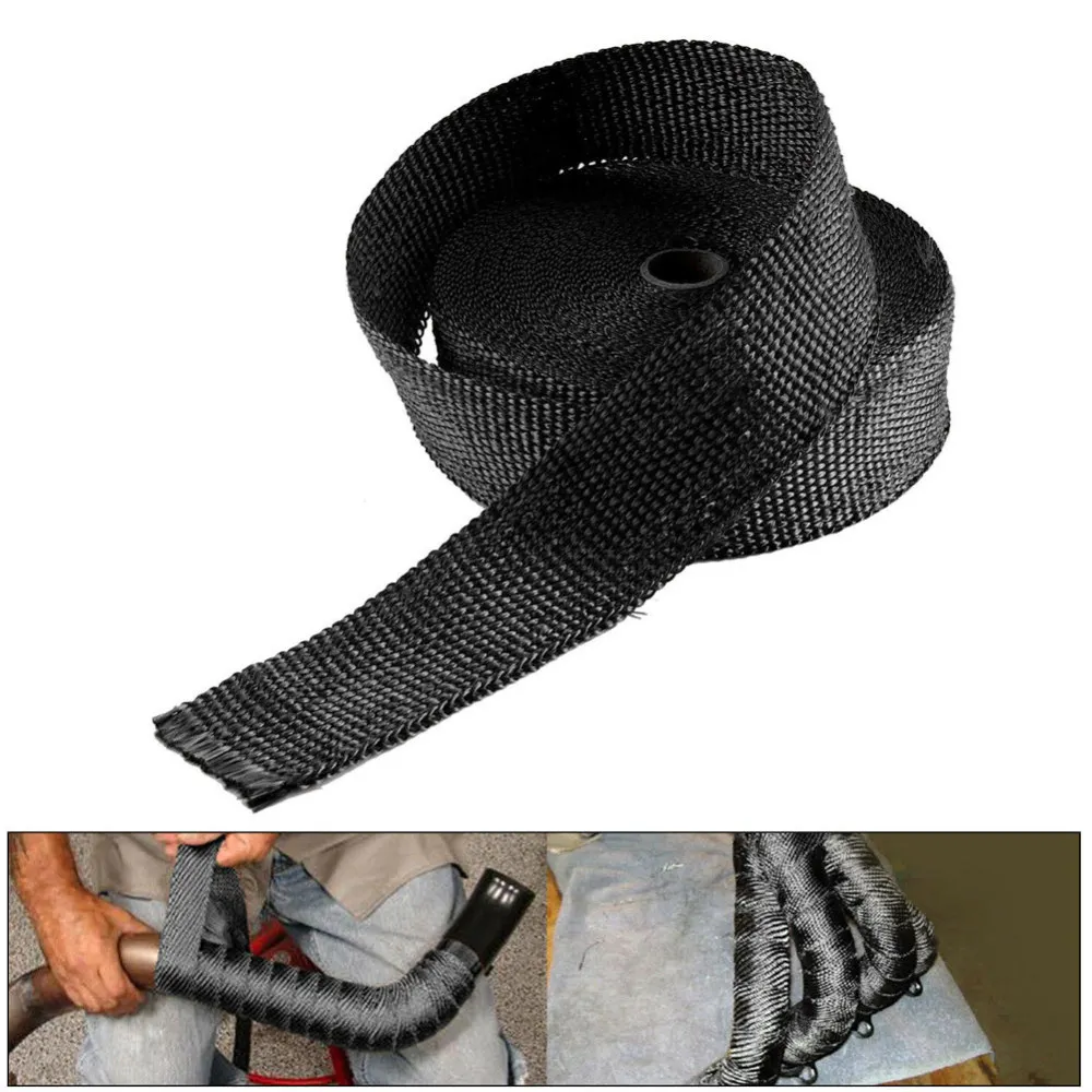 Motorcycle Car Accessories Titanium Exhaust Heat Wrap Roll for Motorcycle Fiberglass Heat Shield Tape with Stainless Ties
Motorcycle Car Accessories Titanium Exhaust Heat Wrap Roll for Motorcycle Fiberglass Heat Shield Tape with Stainless Ties