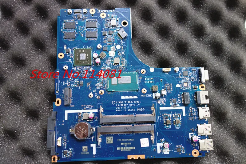 Новый товар: 5B20G45981 подходит для Lenovo Ideapad B50-70 материнская плата для ноутбука LA-B091P SR1EN I3-4030U DDR3L 2 Гб
Новый товар: 5B20G45981 подходит для Lenovo Ideapad B50-70 материнская плата для ноутбука LA-B091P SR1EN I3-4030U DDR3L 2 Гб