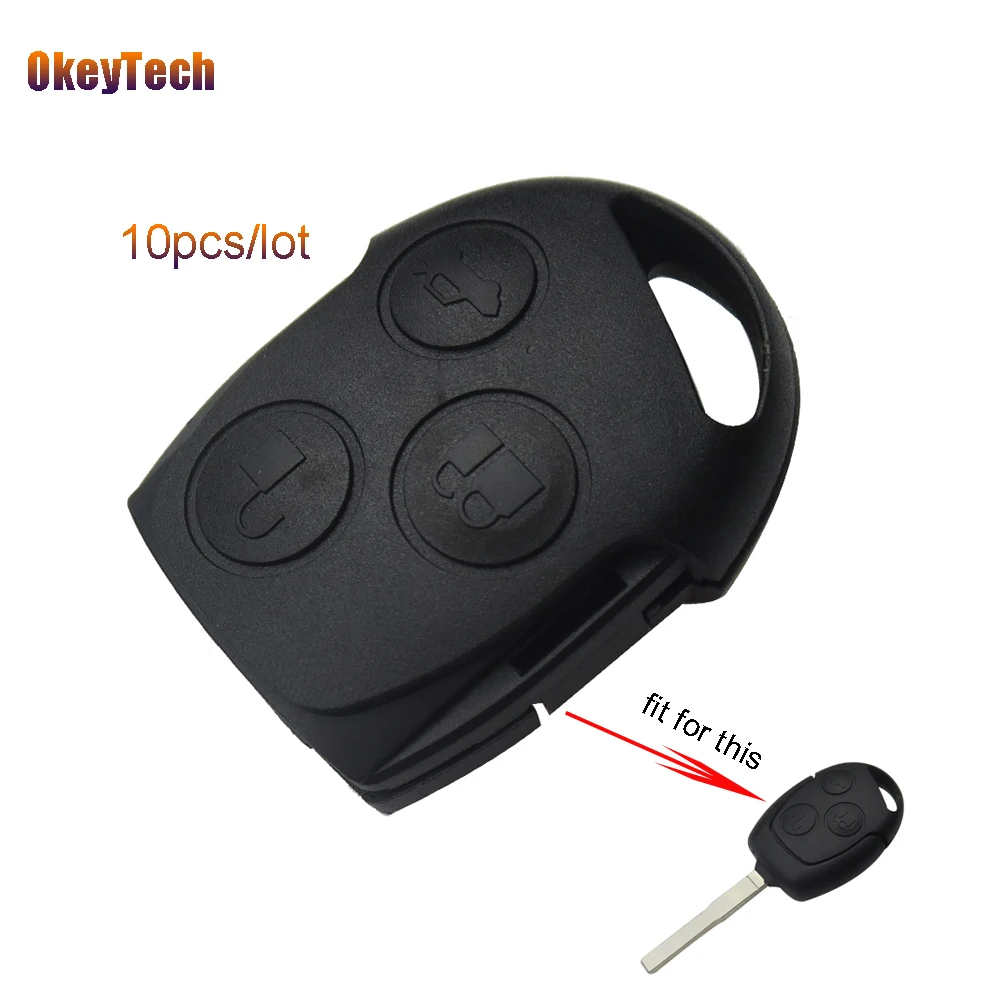 Okeytech 10pcs/lot 3 Buttons No Blade For Ford Mondeo Focus 2 3 Festiva Fiesta Transit Remote Blanks Keyless Car Key Shell Case
Okeytech 10pcs/lot 3 Buttons No Blade For Ford Mondeo Focus 2 3 Festiva Fiesta Transit Remote Blanks Keyless Car Key Shell Case