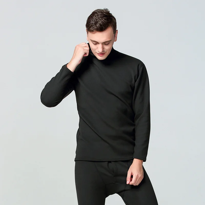 2018 New thermal underwear men's thickening plus velvet long johns suit middle-aged high collar warm 2 pieces underwear set
2018 New thermal underwear men's thickening plus velvet long johns suit middle-aged high collar warm 2 pieces underwear set