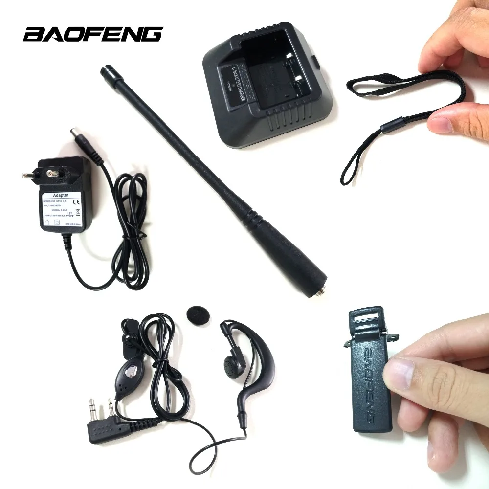 Baofeng 100% Original New Accessories Lanyard Antenna Back clip Charger Station Earphone for baofeng uv-5r 5re 5ra Walkie Talkie
Baofeng 100% Original New Accessories Lanyard Antenna Back clip Charger Station Earphone for baofeng uv-5r 5re 5ra Walkie Talkie