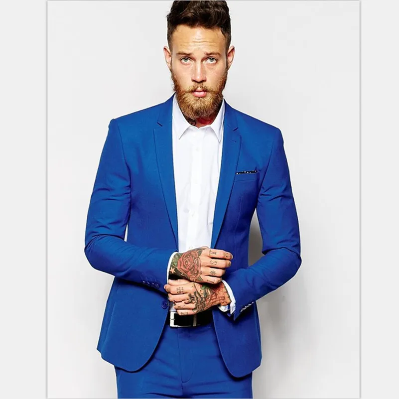 Fashion High Quality Blue Men Business Suits Groom Suit Mens Suits Groomsmen Wedding Tuxedos (jacket+pant)
Fashion High Quality Blue Men Business Suits Groom Suit Mens Suits Groomsmen Wedding Tuxedos (jacket+pant)