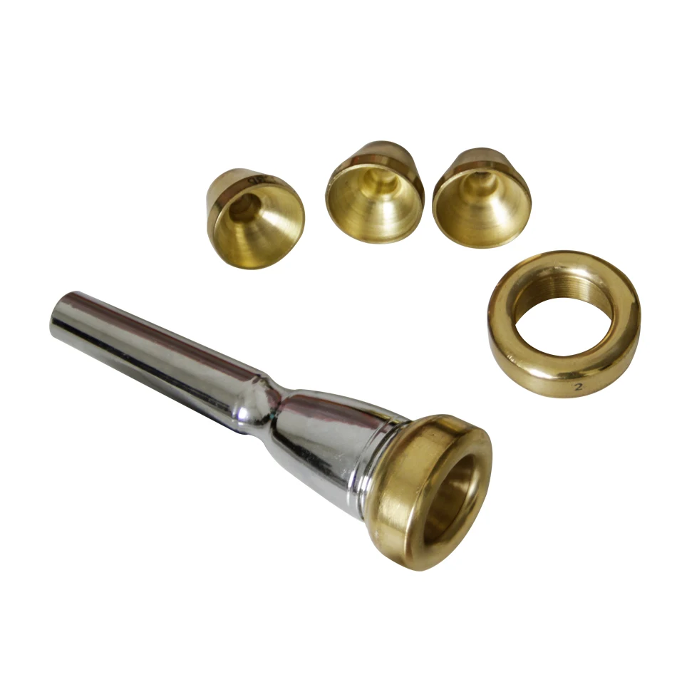 Copper Alloy Trumpet Mouthpiece 1-1/2C 7C 5C 3C Size MUKU Trumpet Accessories 1 set
Copper Alloy Trumpet Mouthpiece 1-1/2C 7C 5C 3C Size MUKU Trumpet Accessories 1 set
