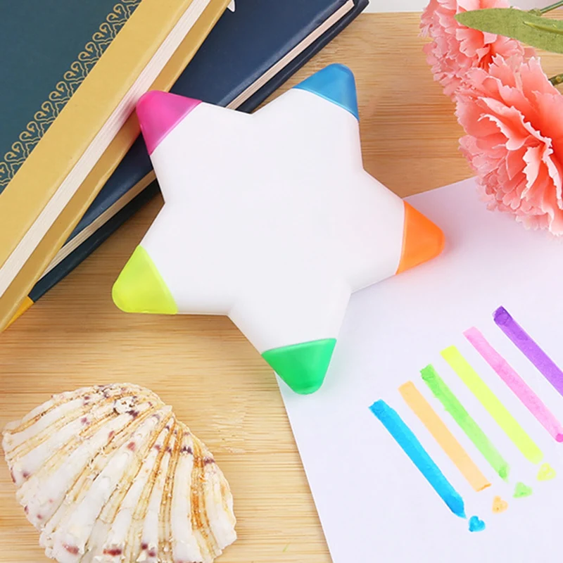 Highlighter Pen Colorful Highlighter Star Color Markers Pens Japanese Stationery Office School Supplies
Highlighter Pen Colorful Highlighter Star Color Markers Pens Japanese Stationery Office School Supplies