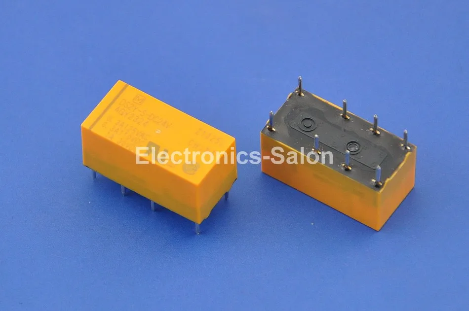 ( 20 pcs/lot ) DS2Y-S-DC24V Miniature Signal Relay, DPDT / 2 Form C