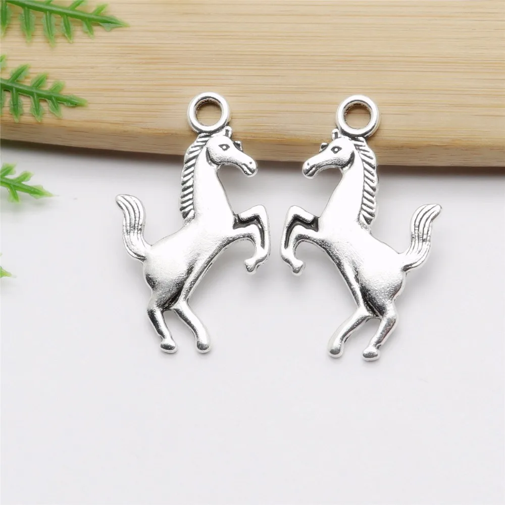 Wholessale 39pcs/lot Vintage Silver Horse Charms fit DIY Bracelet Pendants Jewelry Making Jewelry Findings
Wholessale 39pcs/lot Vintage Silver Horse Charms fit DIY Bracelet Pendants Jewelry Making Jewelry Findings