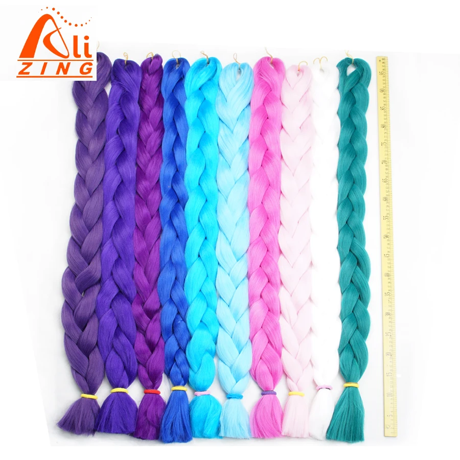 Alizing Synthetic Pure Color 165g 41 Inch Folded Braiding Hair 1 Piece kanekalon Braiding Hair Extension 20 Colors
Alizing Synthetic Pure Color 165g 41 Inch Folded Braiding Hair 1 Piece kanekalon Braiding Hair Extension 20 Colors