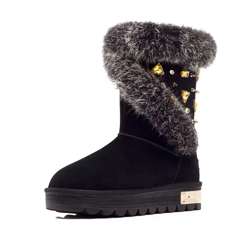 Fashion Purple MutliColor Womens Crystal Plush Ankle Boots Round Toe Flat Heel Booties Plush Lining Snow Outdoor Shoes Woman 45
Fashion Purple MutliColor Womens Crystal Plush Ankle Boots Round Toe Flat Heel Booties Plush Lining Snow Outdoor Shoes Woman 45
