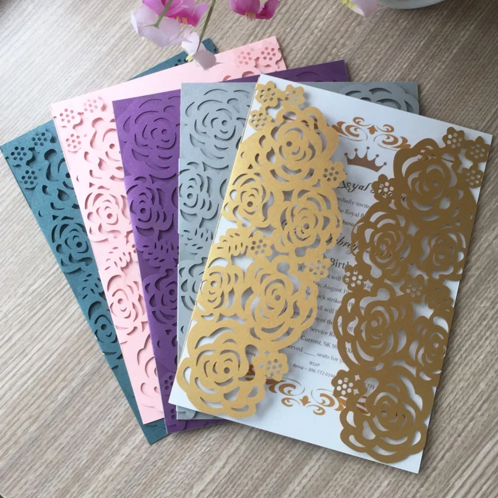 50pscWedding Party Invitation Card Romantic Cards Envelope Delicate Carved Pattern Wedding Invitations Party decoration Supplies
50pscWedding Party Invitation Card Romantic Cards Envelope Delicate Carved Pattern Wedding Invitations Party decoration Supplies