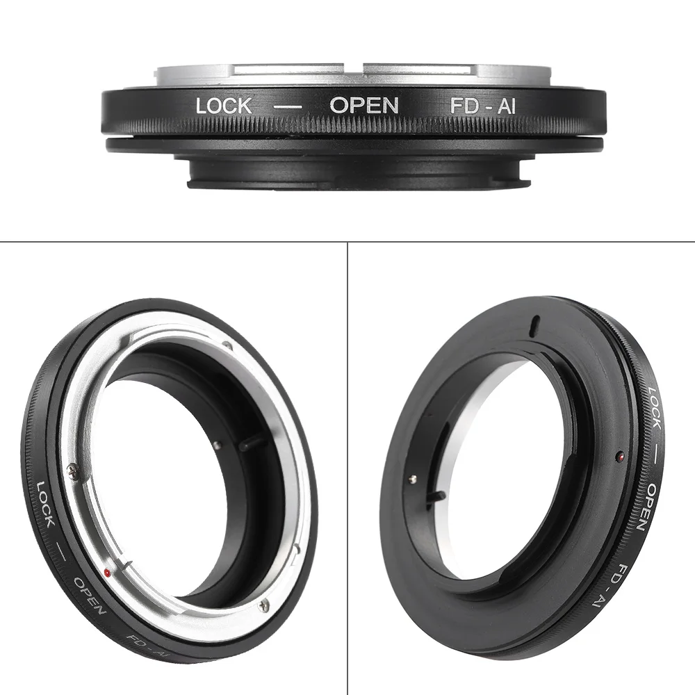 Кольцо адаптер для объектива Canon FD Nikon AI F крепление объектива|ring lens|adapter ringcanon fd mount