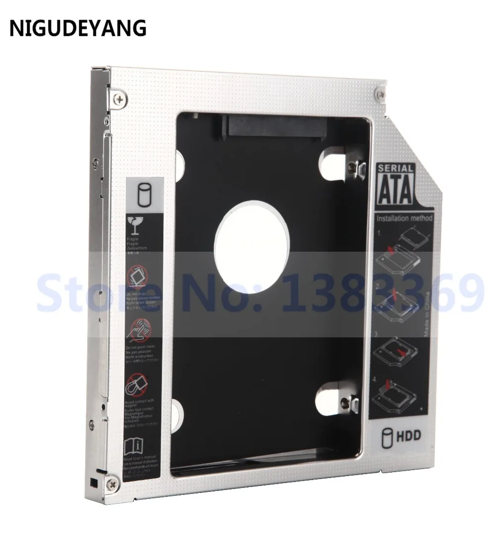 Фото NIGUDEYANG 2nd жесткий диск SSD HD SATA Caddy для Sony vaio vgn nw21mf pcg 7186m 7182m nw21ef|Корпус жесткого диска|