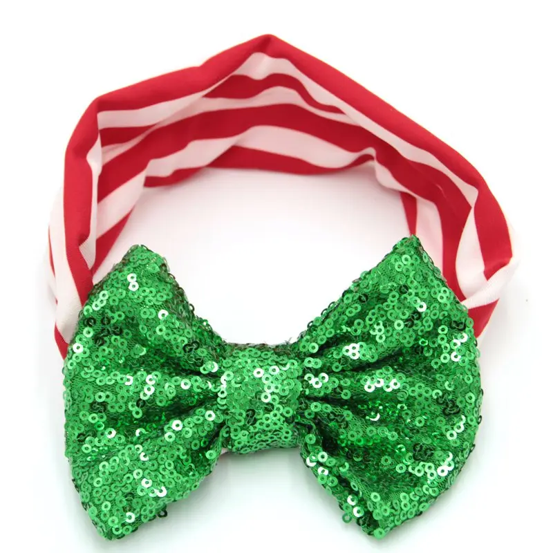 9pcs/lot 5'' Big Messy Sequin Bow Striped Headband Christmas Hairbands Hair Accessories
9pcs/lot 5'' Big Messy Sequin Bow Striped Headband Christmas Hairbands Hair Accessories