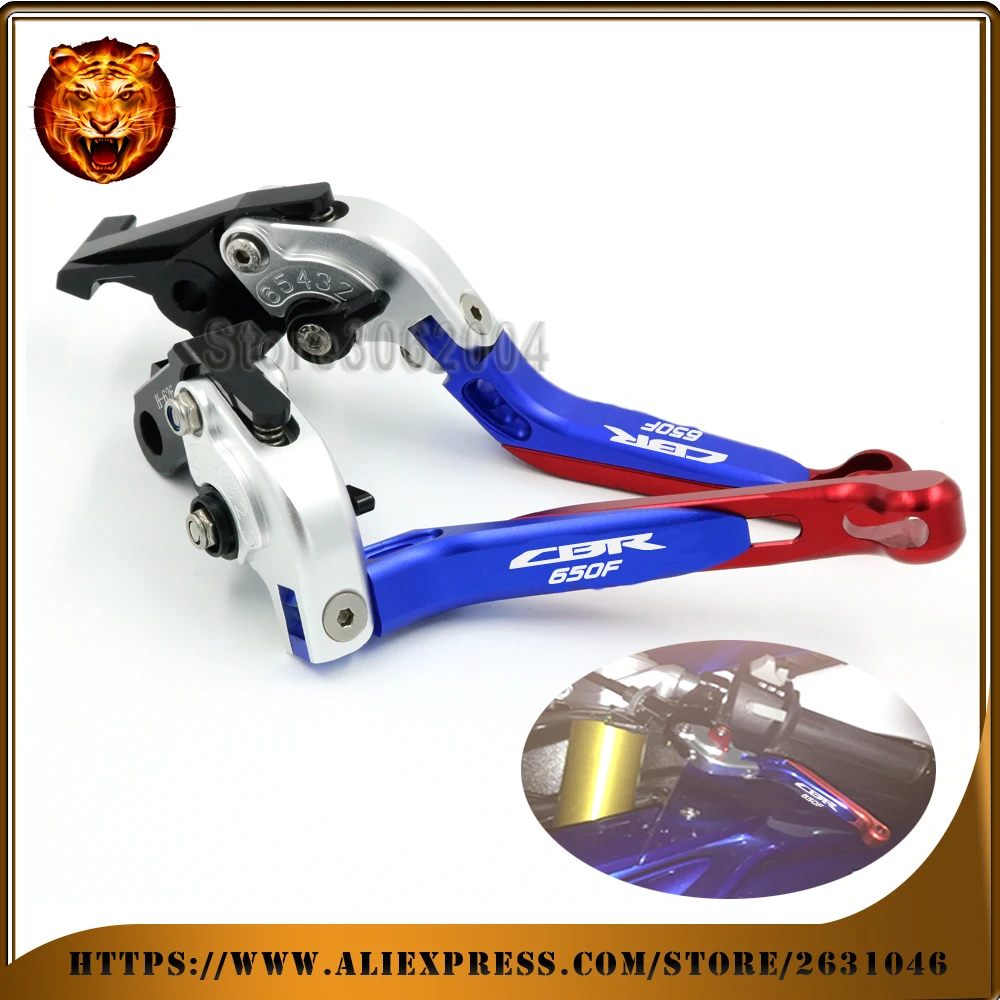 Motorcycle Adjustable Folding Extendable Brake Clutch Lever For HONDA CBR650F CBR650 2014 2015 2016 2017 Silver+red CNC racing
Motorcycle Adjustable Folding Extendable Brake Clutch Lever For HONDA CBR650F CBR650 2014 2015 2016 2017 Silver+red CNC racing