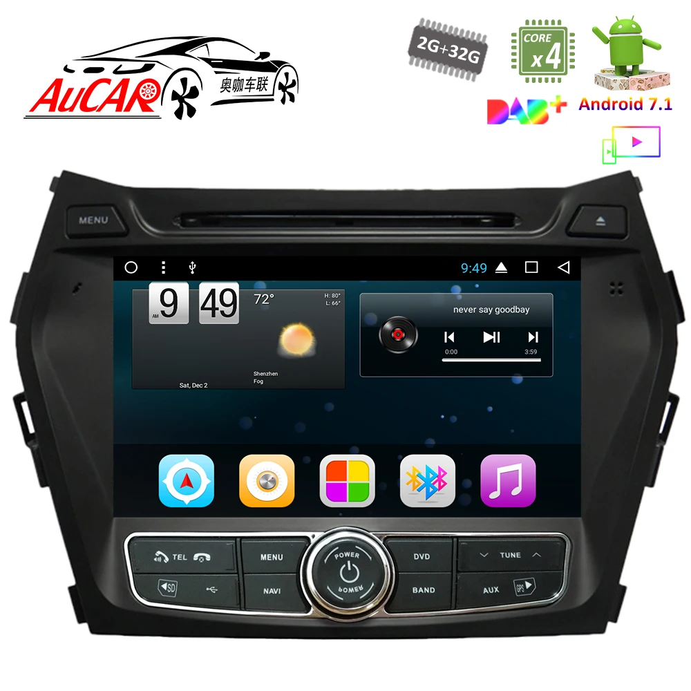 Автомобильный DVD-плеер на Android 7,1, 8 дюймов, система GPS-навигации для Hyundai SantaFe IX45 2013-2017, радио с Bluetooth и GPS, радио, Wi-Fi, 4G, стерео
Автомобильный DVD-плеер на Android 7,1, 8 дюймов, система GPS-навигации для Hyundai SantaFe IX45 2013-2017, радио с Bluetooth и GPS, радио, Wi-Fi, 4G, стерео