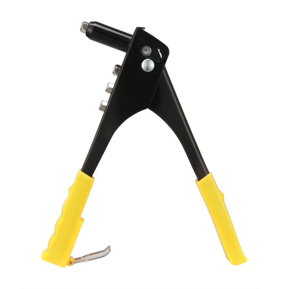9.5" Hand Riveter Light-weight Rivet Gun with 40pcs Rivets Including 2.4,3.2,4.0,4.8mm each size 10pcs
9.5" Hand Riveter Light-weight Rivet Gun with 40pcs Rivets Including 2.4,3.2,4.0,4.8mm each size 10pcs