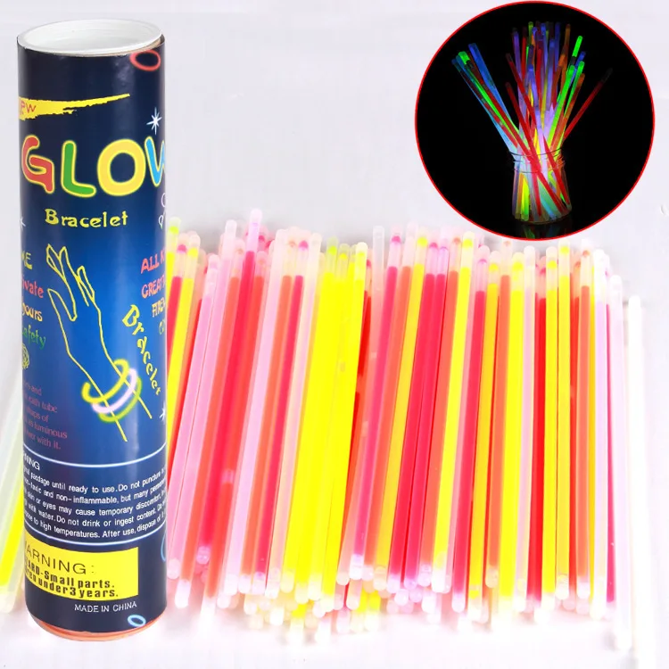 100PCS 7 Color Glow Stick Safe Light Stick Necklace Bracelets Fluorescent for Event Festive Party Supplies Concert Decor
100PCS 7 Color Glow Stick Safe Light Stick Necklace Bracelets Fluorescent for Event Festive Party Supplies Concert Decor