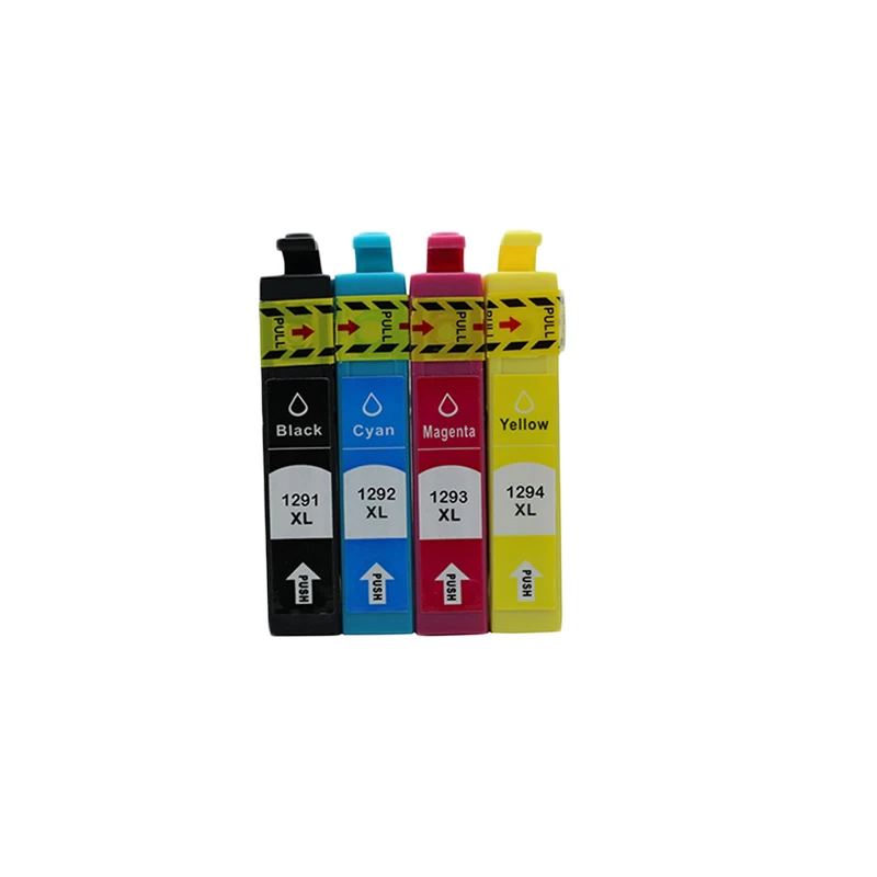 4pcs T1291 Compatible ink cartridge for Epson WF-7015 WF-7525 WF7515 SX620 SX535 BX305 BX525 BX320 BX525 BX630 BX935 BX635 BX535
4pcs T1291 Compatible ink cartridge for Epson WF-7015 WF-7525 WF7515 SX620 SX535 BX305 BX525 BX320 BX525 BX630 BX935 BX635 BX535