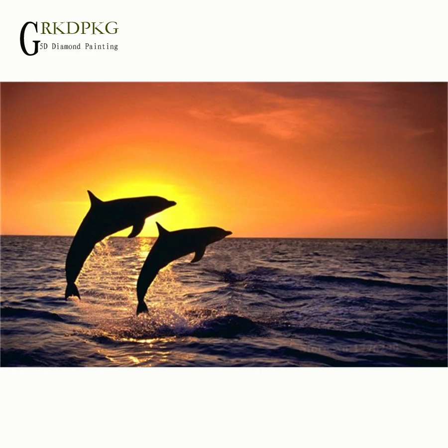 5D Diy Full Diamond Painting dolphin Pictures Cross Stitch kits Diamond Embroidery Crystals round Diamond Mosaic Landscape drill
5D Diy Full Diamond Painting dolphin Pictures Cross Stitch kits Diamond Embroidery Crystals round Diamond Mosaic Landscape drill