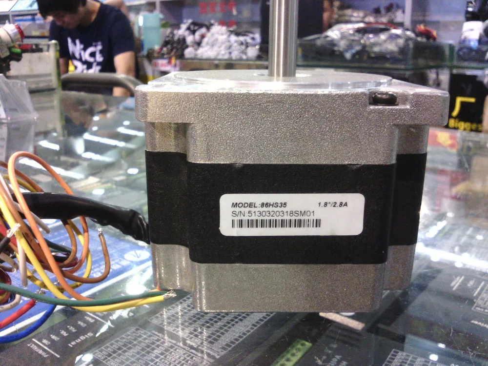 New Leadshine 2-phase hybrid stepper motor 86HS35 NEMA 34 have 8 motor leads /Current /phase 2.8A /Holding Torque 3.5N CNC motor
New Leadshine 2-phase hybrid stepper motor 86HS35 NEMA 34 have 8 motor leads /Current /phase 2.8A /Holding Torque 3.5N CNC motor