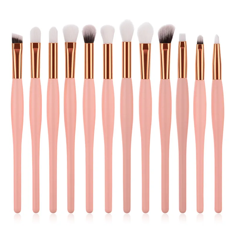 12Pcs/Set Professional Makeup Brushes Pink Gold Handle Soft Synthetic Hair Eyeshadow Foundation Blending Tools Kit
12Pcs/Set Professional Makeup Brushes Pink Gold Handle Soft Synthetic Hair Eyeshadow Foundation Blending Tools Kit