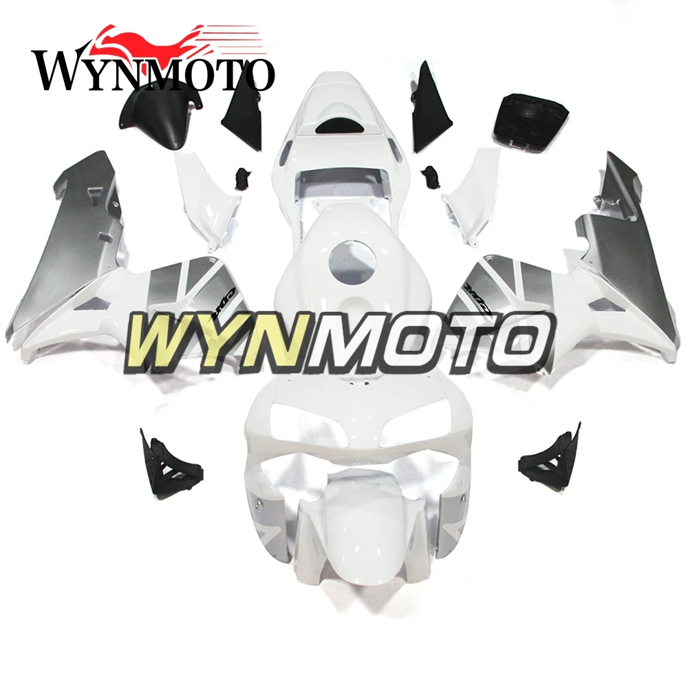 Пластиковые обтекатели ABS для Honda CBR600RR F5 2003-2004, Обтекатели кузова мотоцикла, полный комплект обтекателей белого и серебристого цвета
Пластиковые обтекатели ABS для Honda CBR600RR F5 2003-2004, Обтекатели кузова мотоцикла, полный комплект обтекателей белого и серебристого цвета
