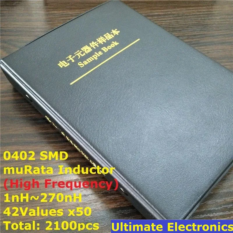 0402 Мурата SMD чип Индуктор Ассорти набор 1nH ~ 270nH 42Valuesx50 книга образцов|book book|book kitbook