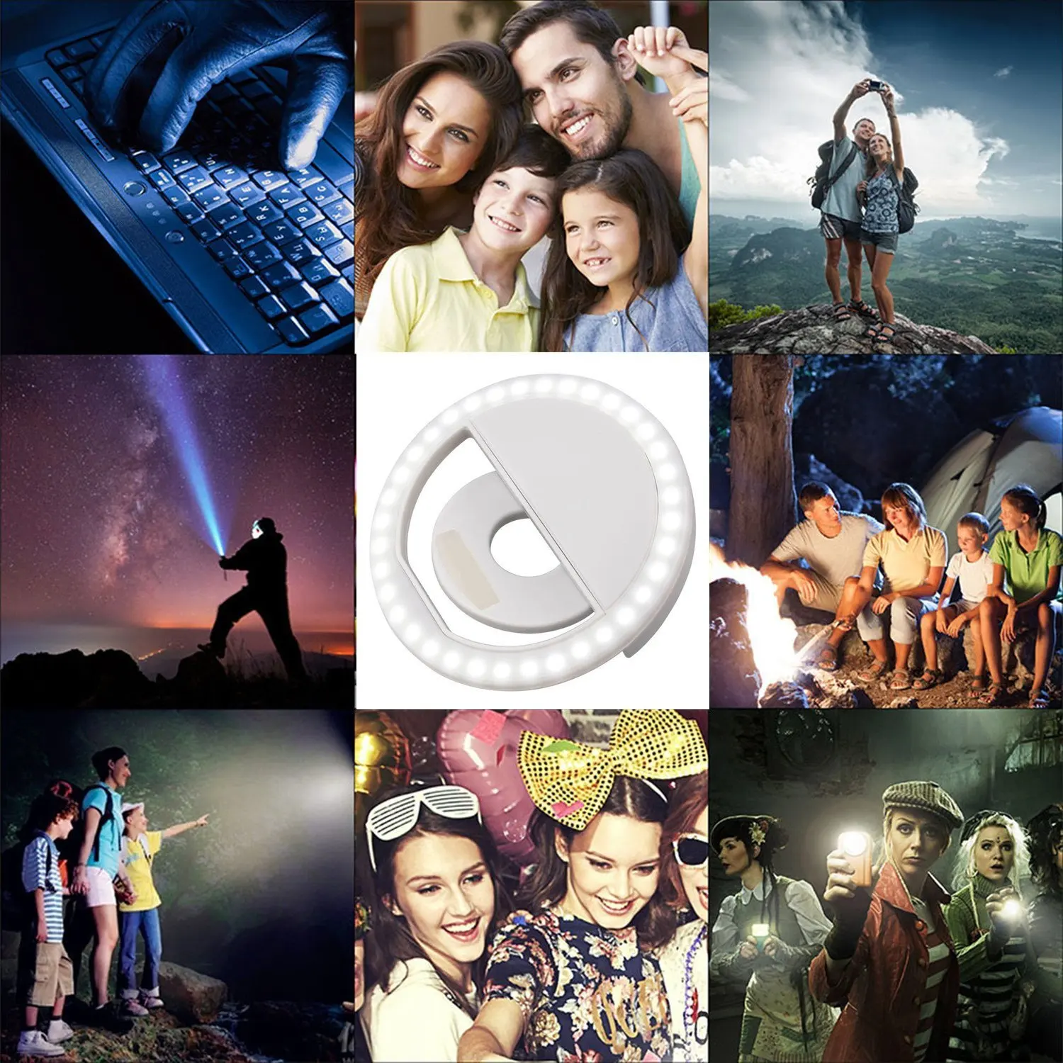 ring light selfie light LED photographic lighting with USB Charge ringlight Led ring for iPhone 7 8 X xiaomi for photo phone
ring light selfie light LED photographic lighting with USB Charge ringlight Led ring for iPhone 7 8 X xiaomi for photo phone