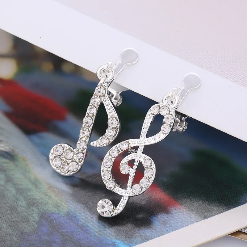 JIOFREE Hot Personality Geometric Music Dream Symbol Asymmetric Clip on Earrings no pierced Silver Color Earrings for Women
JIOFREE Hot Personality Geometric Music Dream Symbol Asymmetric Clip on Earrings no pierced Silver Color Earrings for Women