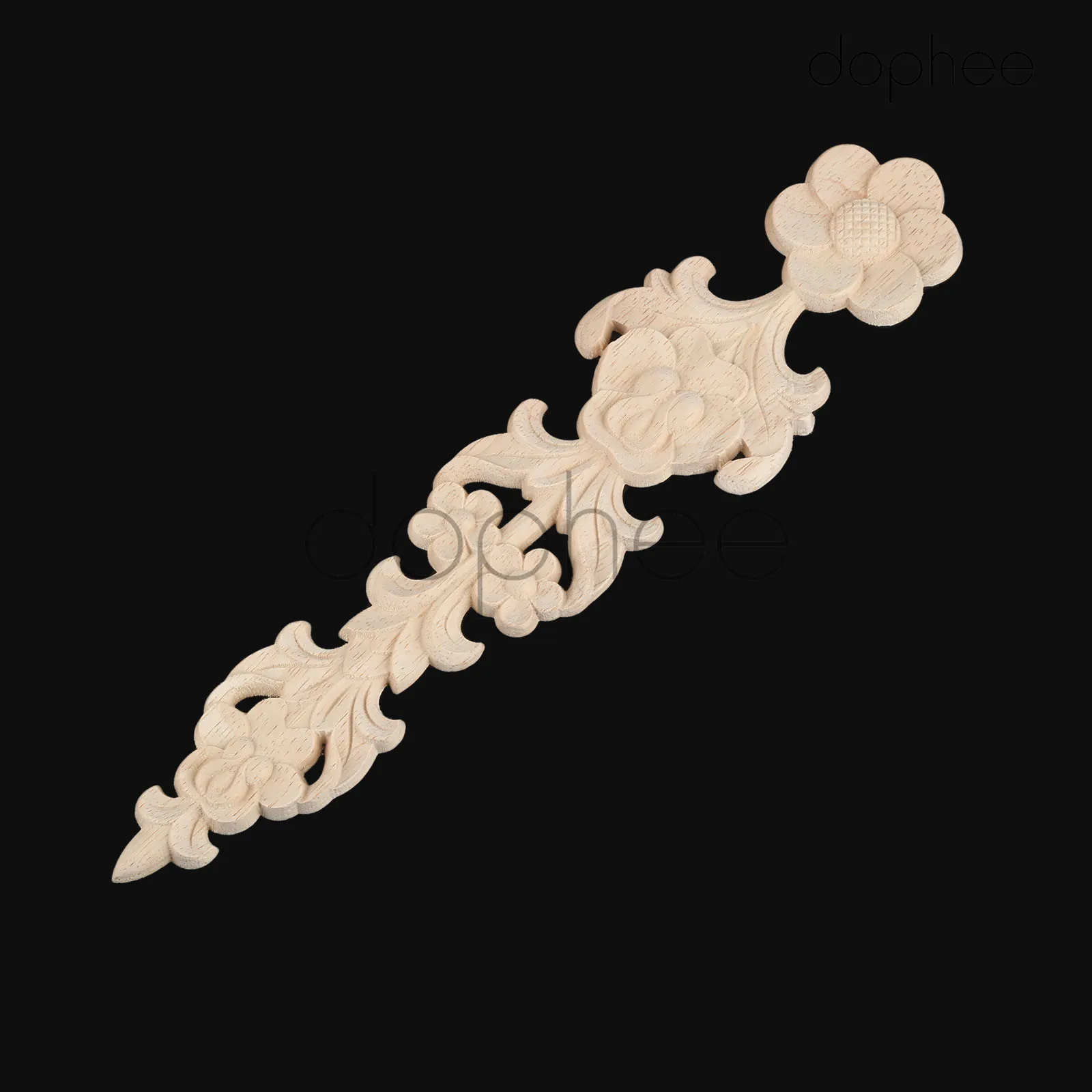 dophee 1pcs 28*6cm Vintage Wood Carved Applique Long Vertical Flower Wooden Decal For Furniture Window Door Home Decoration
dophee 1pcs 28*6cm Vintage Wood Carved Applique Long Vertical Flower Wooden Decal For Furniture Window Door Home Decoration