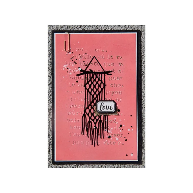 DiyArts металлические штампы режущие инструменты мир и любовь Скрапбукинг карты