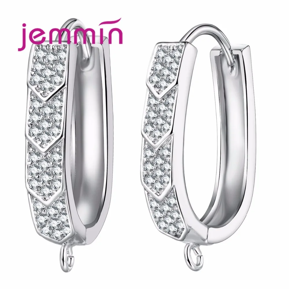 10Pcs/Lot Wholesale Hoop Earrings For Women DIY Making Luxurious Clear Crystal Paved 925 Sterling Silver Jewelry Gift
10Pcs/Lot Wholesale Hoop Earrings For Women DIY Making Luxurious Clear Crystal Paved 925 Sterling Silver Jewelry Gift
