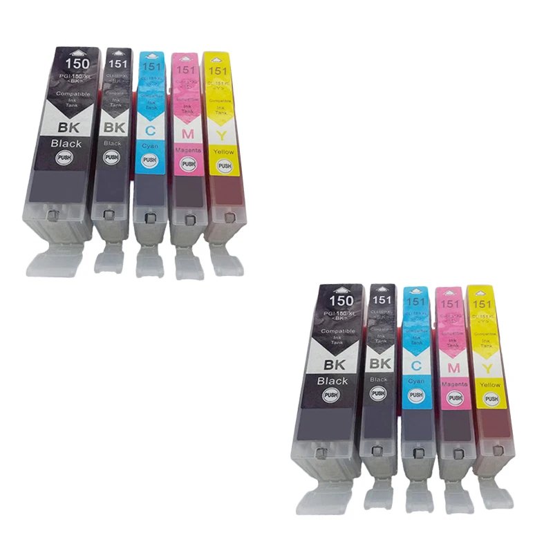 12pcs PGI150 CLI151 compatible ink cartridge For canon PIXMA IP7210 MG5410 MG5510 MG6410 MG6610 MG5610 MX921 MX721 IX6810
12pcs PGI150 CLI151 compatible ink cartridge For canon PIXMA IP7210 MG5410 MG5510 MG6410 MG6610 MG5610 MX921 MX721 IX6810