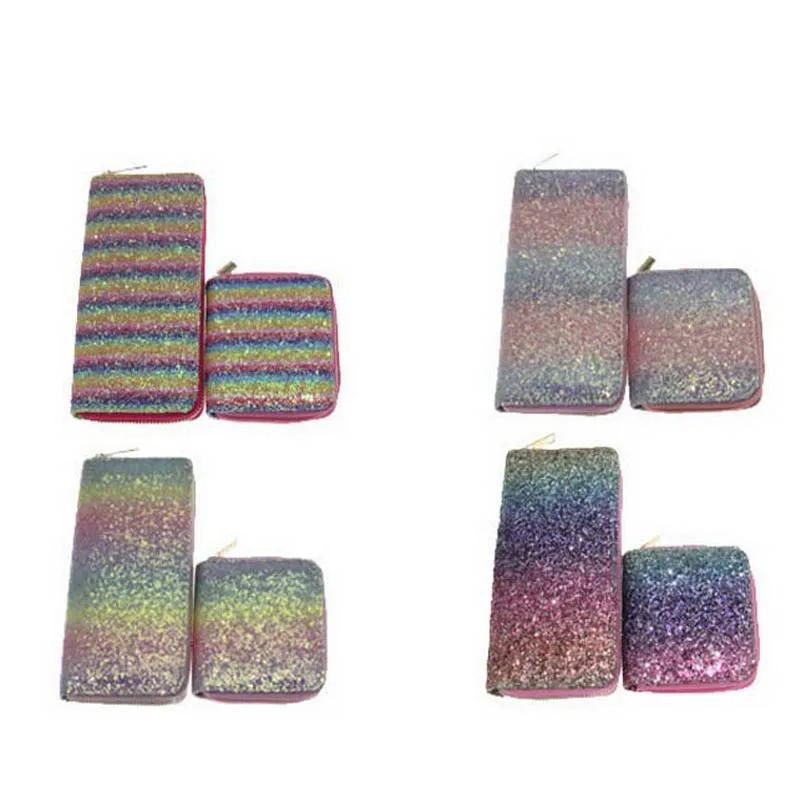KANDRA Luxury Brand Rainbow Glitter Wallets for Women Clutch Pu Leather Ladies Phone Bag Card Holder Coin Purse Female Wallet
KANDRA Luxury Brand Rainbow Glitter Wallets for Women Clutch Pu Leather Ladies Phone Bag Card Holder Coin Purse Female Wallet