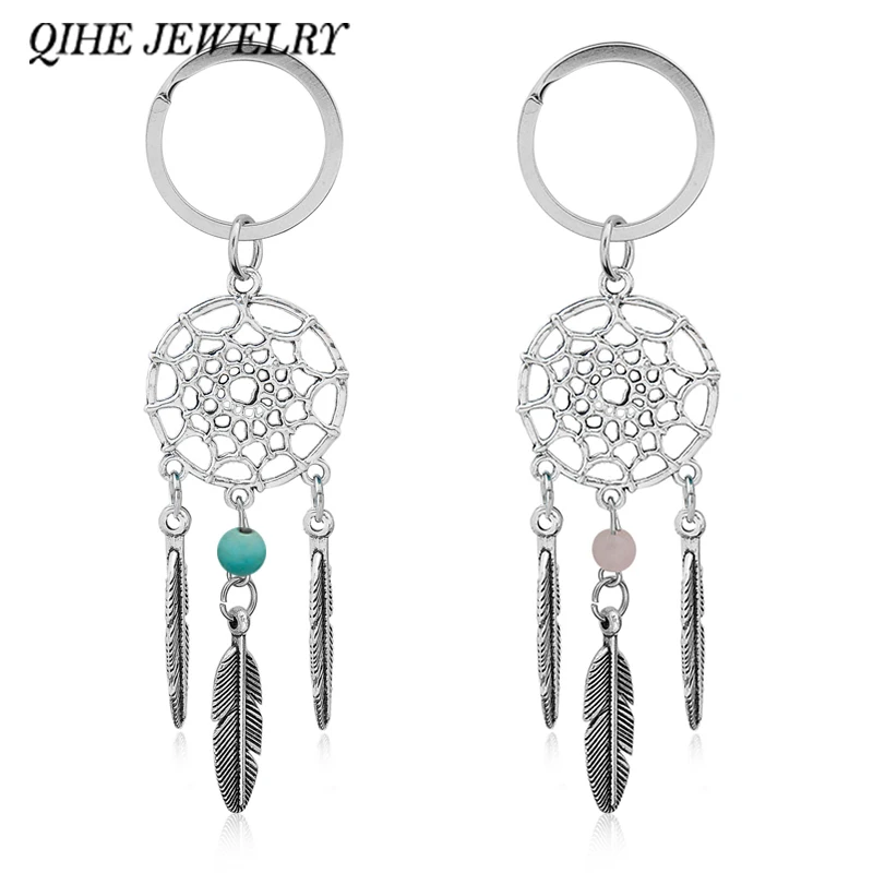 Pink Black Beads Dreamcatcher Feather Wind Dream Catcher Key Chain Women Vintage Bohemian Indian Style Keychain
Pink Black Beads Dreamcatcher Feather Wind Dream Catcher Key Chain Women Vintage Bohemian Indian Style Keychain